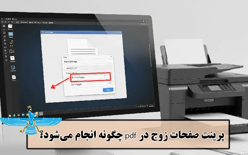 پرینت صفحات زوج در pdf چگونه انجام می‌شود!